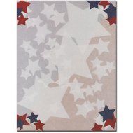 Red, White &amp; Blue Patriotic Stars Printer Paper