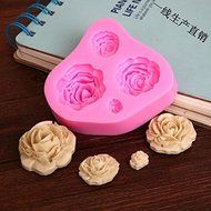 Brand new Mini 3D Silicone Resin Roses Chocolate Mould Cake Decoration Candy Soap Mold Baking Tool Craft Fondant... N6