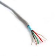 18/4 Awg Shielded Speaker Wire/Security Cable/CNC Stepper Motor - Sold 50 Ft Increments - Stranded with Drain...