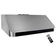 AKDY 30" AZ-1801A-75 Under Cabinet Stainless Steel Range Hood Touch Panel Control N5