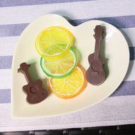 Candy Making Molds, 2PCS YYP [5 Cavity Guitar Shape Mold] Silicone Candy Molds for Home Baking - Reusable Silicone...