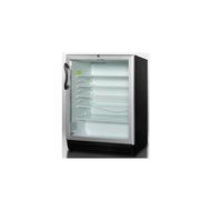Summit SCR600BLBIHVADA 24" Stainless Steel Undercounter Built-In Beverage Center - Right Hinge