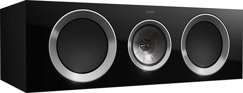 KEF R600c Center Channel Loudspeaker - High Gloss Piano Black (Single) N6