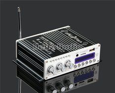Douk Audio Bluetooth Digital HiFi Stereo Power Amplifier Bass Auto Car Audio Amp USB MP3 FM (Blue) N14