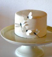 Edible Butterflies &amp; Dragonflies &copy; Set of 24 Black and White - Cake and Cupcake Toppers, Decoration