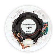 Theater Solutions TSQ670 In Ceiling 70 Volt 6.5" Speakers Quick Install 12 Pair Pack 12TSQ670 N2