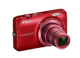 Nikon Digital Camera COOLPIX S6300 Red S6300RD [International Version, No Warranty]