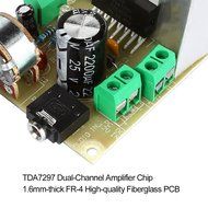 SainSonic AB-01 Mini Digital Amplifier Stereo Audio 12V Amp Board Amplify Module 15W+15W Dual Channel Power for... N5