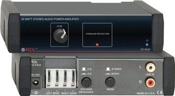 RDL EZ-PA20 20 Watt Stereo Power Amplifier