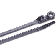 Ancor 14 UV Black Mounting Cable Zip Ties - 100 Pack consumer electronics