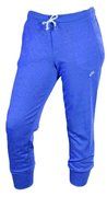 Nike Womens Time Out Capri Workout Pants 620249 (Medium, Blue/Sail)