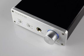 TP30-MK2 Digital Hi-Fi Power Stereo Subwoofer Amplifier 16bit/48kHz USB DAC Headphone Amp (Silver) N16