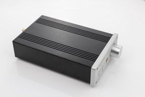 TP30-MK2 Digital Hi-Fi Power Stereo Subwoofer Amplifier 16bit/48kHz USB DAC Headphone Amp (Silver) N17