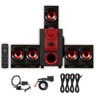 Theater Solutions TS521 Home 5.1 Speaker System with Bluetooth Optical Input and 4 Ext. Cables N2