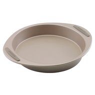 Farberware Soft Touch Nonstick Bakeware 9-Inch Round Cake Pan, Champagne