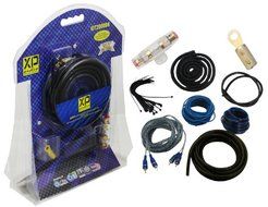 XP Audio KIT2000BK 2000 Watts Max 200-Feet Complete Amplifier Hookup Kit for Battery (Black)