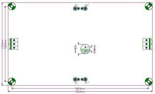 Electronics-Salon 100,000uF Capacitors Module Board, for Upgrade Audio PreAMP or Power AMP. N6