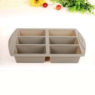 Generic Rectangle Silicone Moulds Cake Pan,Chocolate Baking Tray N5