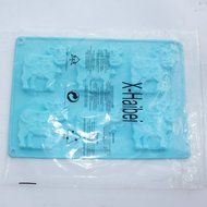 X-Haibei Dairy Cow Flexible Silicone Mold Cookies Chocolate Candy Soap for Homemade N2