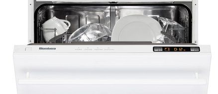 Blomberg DWT54100W Dishwasher with Tall Tub Top Controls, 4 Programs and 14 Place Settings, White