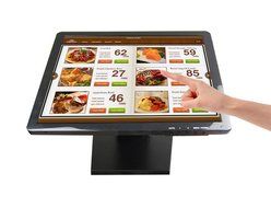 Sican 15&quot; inch VGA Touch Screen Touchscreen LCD Monitor POS USB Port Built In Speaker