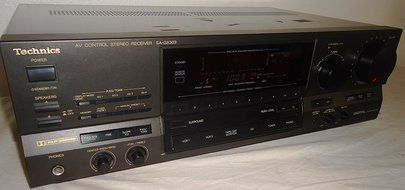 Technics SA-GX303 AV Audio Video Control Center Stereo Receiver Complete with Remote, Antenna, Av Cables and Online... N8