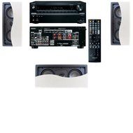 Klipsch R-2502-W II In-Wall Speaker (LCR) 3.0 Onkyo TX-NR636 7.2 Channel Network A/V