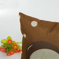 Pillow Cover,Haoricu Vintage Christmas Lovely Pillow Case Sofa Waist Throw Cushion Cover Home Decor (Coffee) N5