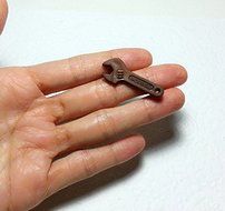 Silicone Mold Wrench Tool Mould (35mm) Sugarcraft Dollhouse Miniature Jewelry N3