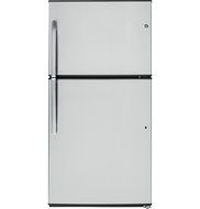 Ge REFRIGERATORS 2480946 21.2 Cu. ft. Top-Freezer Refrigerator, White, Reversible Door Swing