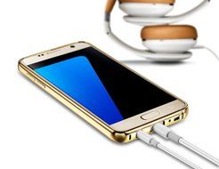 Samsung Galaxy S7 Case Multi-function Cover,TYoung(TM) Metal Frame PC Back Mirror Skin Protector with kickstand...