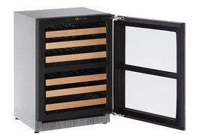 U-Line U2224ZWCINT00B 24" 2000 Series Built-In Wine Cooler with 43 Bottle Capacity, in Panel Ready N2