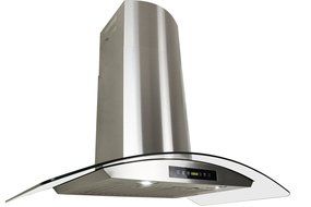 Golden Vantage Stainless Steel 30" Euro Style Wall Mount Range Hood LED TOUCH SCREEN W/Baffle Filter GV-H703C-B30