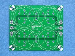 Electronics-Salon 1PCS Capacitor Filter PCB, for Upgrade Audio Power Amplifier N5
