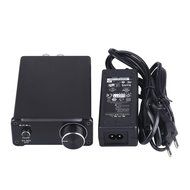 SMSL SA-36A Pro HiFi Integrated Mini Digital Stereo Audio 20W PC Amplifier Class D AMP + 12V Power Adapter Black N6