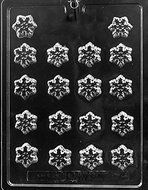 Snowflake Mini Deco Chocolate Mold Soap Mold Winter SHIPS SAME DAY! m109