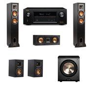 Klipsch R-28F Floorstanding Speakers 5.1 PL-200 Denon AVR-X1200W