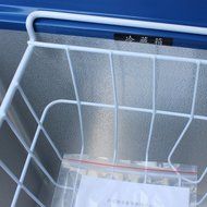 Double Door Ice Cream Chest Deep Freezer Beverages Cooler 2 Cabinet Commercial Refrigerator Office Apartment Size...