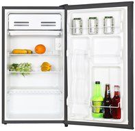 Daewoo - 3.3 Cu. Ft. Compact Energy Star Refrigerator w. Chiller - Jet Black
