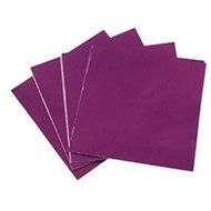 6 X 6&quot; Purple Foil Candy Wrappers