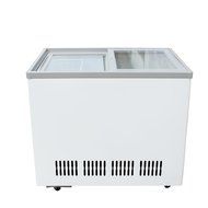 WD4-165 Glass Display Sliding 2-Door Ice-cream Chest Deep Freezer Commercial Refrigerator Beer Soda Beverages... N6