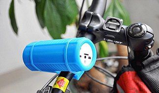 SNEED-Bike Mount Bluetooth Speaker Wireless Cycling Sport Outdoor Bicycle Riding Music Speakers Black with 12... N2