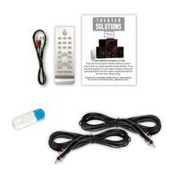 Theater Solutions TS212 Powered 2.1 Speaker System with Bluetooth and 2 Extension Cables N2