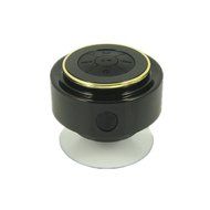 Foxnovo Bluetooth Speaker Wireless Shower Speaker with Built-in Mic (Black+Red) N2