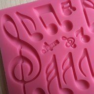 Karen Baking Beautiful And Classics Different Music Note Shape 3D Silicone Cake Mold For Cake Fondant Decorating N2