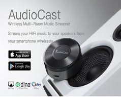 RIVERSONG Wireless DLNA Airplay Music Receiver Adapter NAS Support with iHeartRadio Spotify Bluetooth Receiver... N7