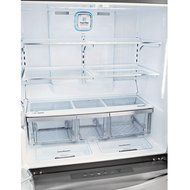 LG LMXC23746S 23 cu.ft. Large Capacity Counter Depth 4-Door French Door Refrigerator w/ CustomChill Drawer