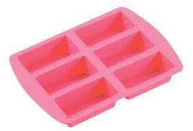 Parukinzoku suite Cross Heart 2 silicone mini pound cake baked type plate 6 Quai up Pink D-1589