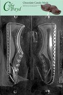 Cybrtrayd S048 3D Sneaker Chocolate Candy Mold with Exclusive Cybrtrayd Copyrighted Chocolate Molding Instructions