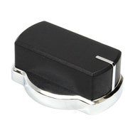 Belling CH60RX 444441158 Oven Cooker Hob Control Knob Switch (Black / Chrome) N3